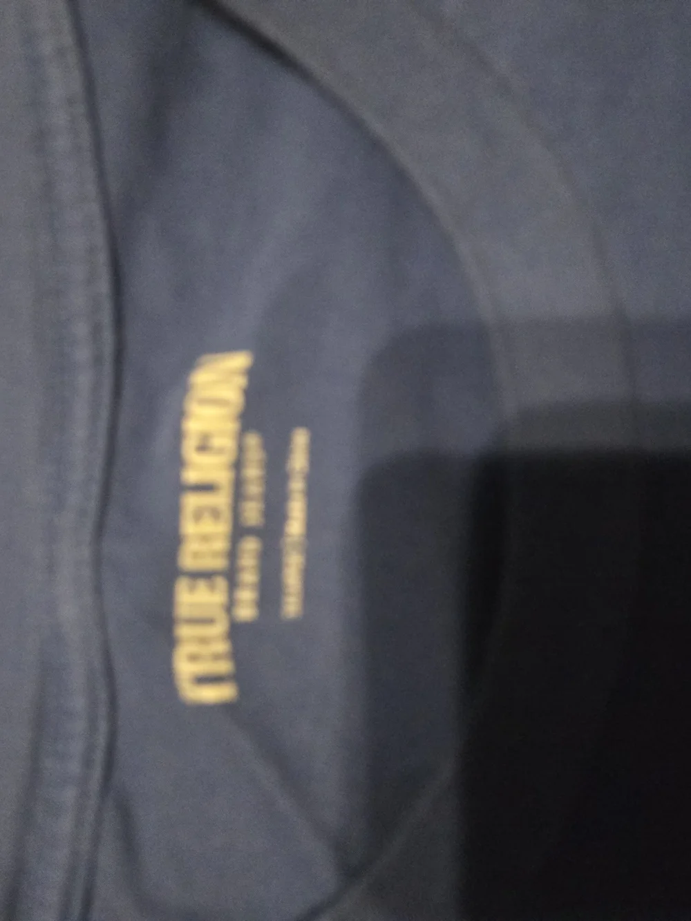 True Religion Men’s Navy Graphic Logo T‑Shirt